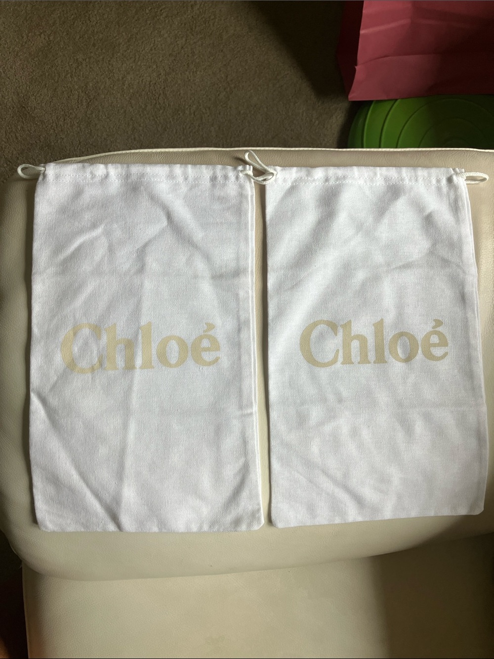 Chloe dust bags (2) Italy